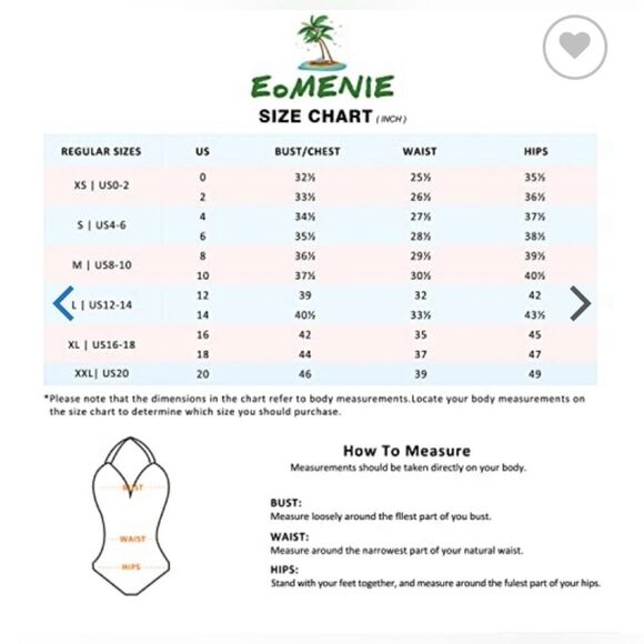 Eomenie Two Piece Swimsuit Bikini Set One Shoulder Ruffle M - Picture 6 of 9